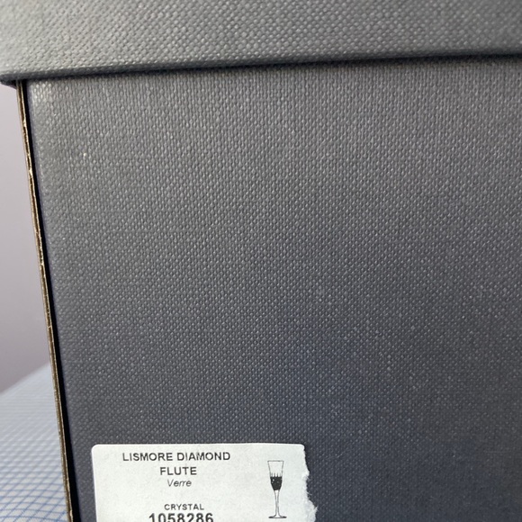 SOLD.  Waterford Crystal LISMORE DIAMOND toasting Champagne flute - Picture 8 of 11